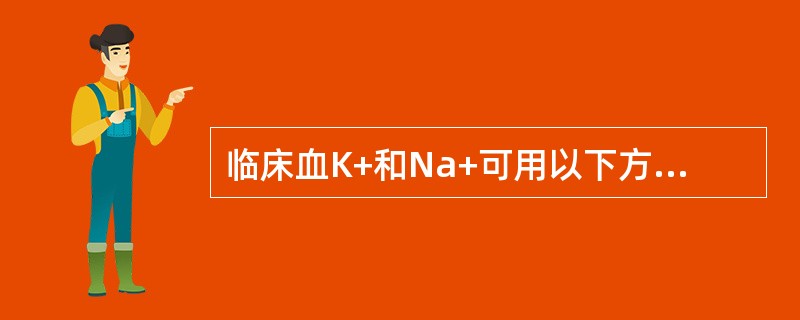 临床血K+和Na+可用以下方法测定，除外