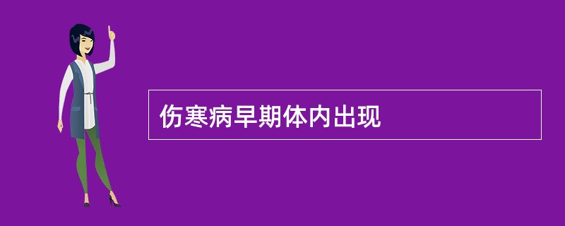 伤寒病早期体内出现