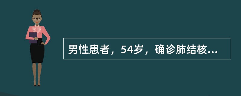 男性患者，54岁，确诊肺结核5个月，经异烟肼、吡嗪酰胺，利福平，乙胺丁醇抗结核治疗，结核中毒症状消失，咳嗽，咳痰减轻，但头晕，视力日渐模糊，导致不良反应的药物可能是（　　）。