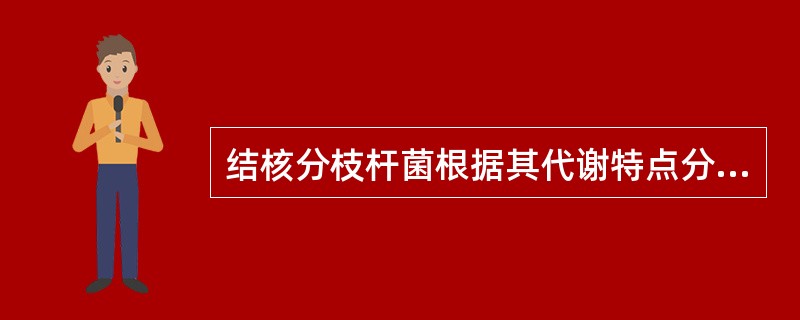 结核分枝杆菌根据其代谢特点分（　　）。