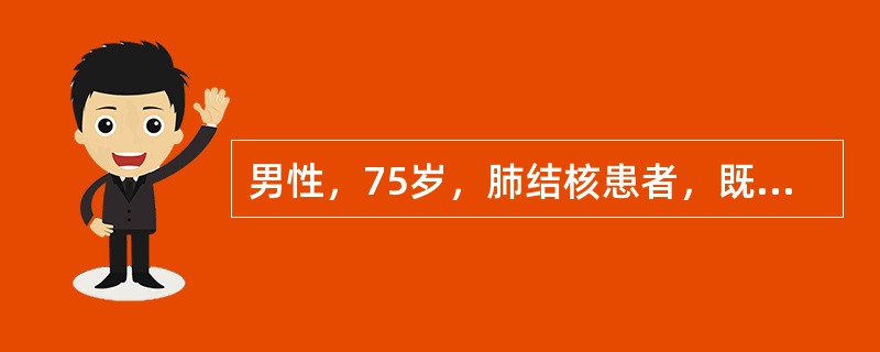 男性，75岁，肺结核患者，既往有COPD病史，阵咳后突然胸痛、呼吸困难，大汗发绀，心率140次/分，呼吸36次/分，左胸叩诊呈鼓音，左肺呼吸音消失，考虑下列哪种并发症？（　　）