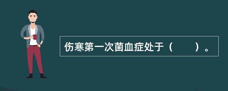 伤寒第一次菌血症处于（　　）。