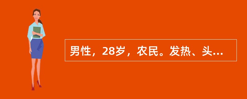 男性，28岁，农民。发热、头痛5天，血尿伴少尿1天。最可能的诊断是（　　）。