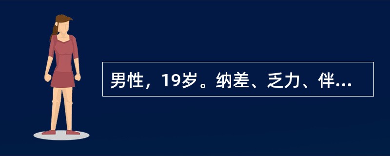 男性，19岁。纳差、乏力、伴皮肤黄染进行性加深1周，腹胀，尿少2天，神志惚恍1天入院。体检：皮肤深度黄染，嗜睡状，少量腹水征，疑诊为急性重症肝炎。下列哪项实验室检查对其诊断意义最小？（　　）