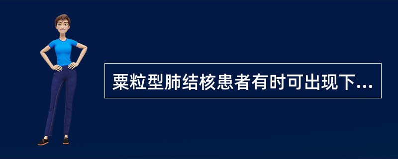 粟粒型肺结核患者有时可出现下列皮疹是（　　）。