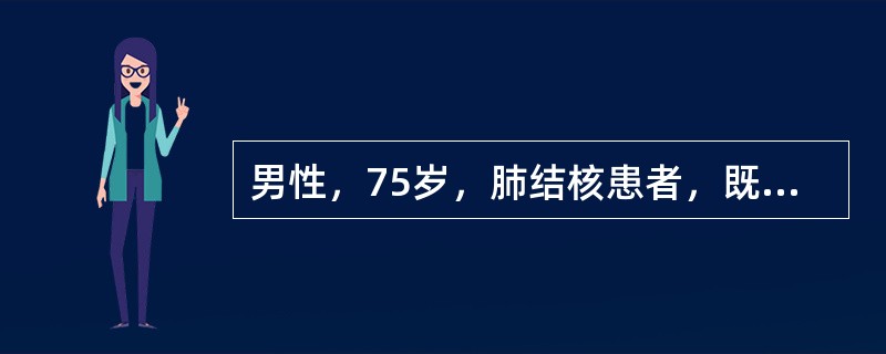 男性，75岁，肺结核患者，既往有COPD病史，阵咳后突然胸痛、呼吸困难，大汗发绀，心率140次/分，呼吸36次/分，左胸叩诊呈鼓音，左肺呼吸音消失，考虑下列哪种并发症？（　　）