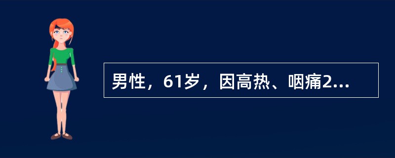 男性，61岁，因高热、咽痛2天入院，予青霉素治疗1天后出现皮疹、关节痛、腰痛、尿少，尿常规蛋白（＋＋＋），白细胞（＋＋），可查见较多嗜酸性粒细胞，血肌酐519μmol/L，最可能的诊断为（　　）。