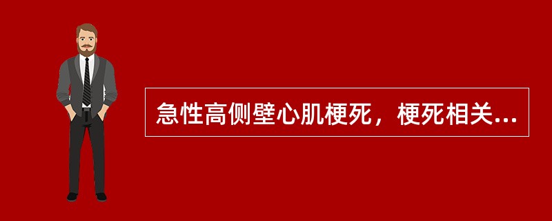 急性高侧壁心肌梗死，梗死相关血管是（　　）。