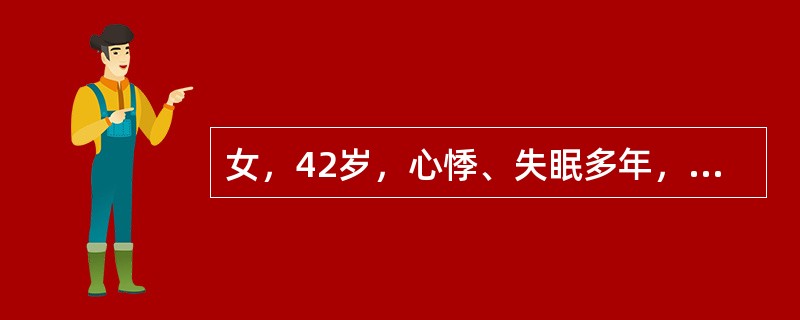 女，42岁，心悸、失眠多年，脾气急，甲状腺131I摄取率，3小时20％，24小时45％，T4120nmol/L（正常65～169nmol/L），T37nmol/L（正常1～3.1nmol/L），最可能