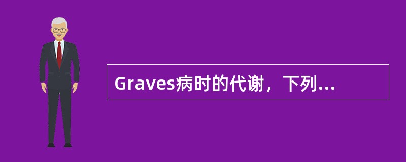 Graves病时的代谢，下列哪项不正确？（　　）