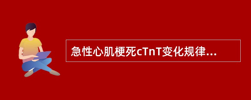 急性心肌梗死cTnT变化规律（　　）。