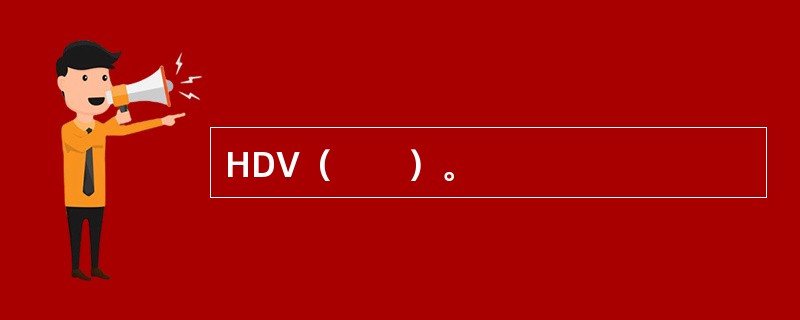 HDV（　　）。