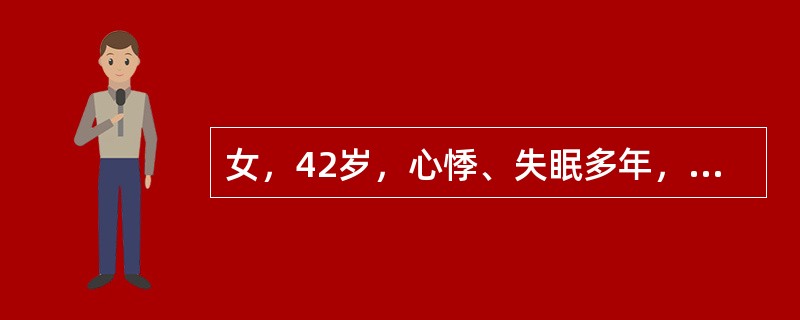 女，42岁，心悸、失眠多年，脾气急，甲状腺131I摄取率，3小时20％，24小时45％，T4120nmol/L（正常65～169nmol/L），T37nmol/L（正常1～3.1nmol/L），最可能