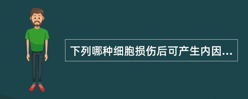 下列哪种细胞损伤后可产生内因子抗体？（　　）