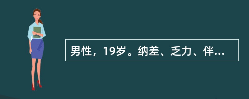 男性，19岁。纳差、乏力、伴皮肤黄染进行性加深1周，腹胀，尿少2天，神志惚恍1天入院。体检：皮肤深度黄染，嗜睡状，少量腹水征，疑诊为急性重症肝炎。下列哪项实验室检查对其诊断意义最小？（　　）