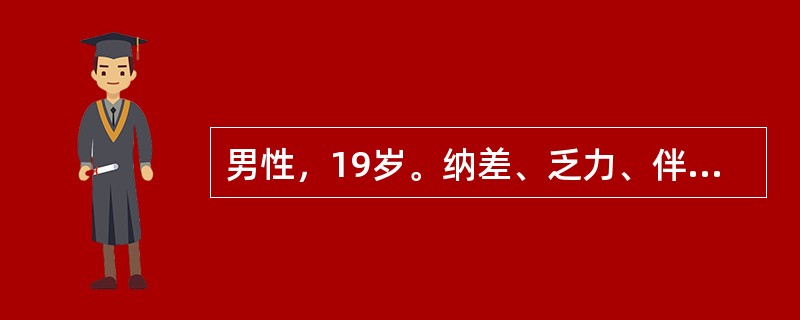 男性，19岁。纳差、乏力、伴皮肤黄染进行性加深1周，腹胀，尿少2天，神志惚恍1天入院。体检：皮肤深度黄染，嗜睡状，少量腹水征，疑诊为急性重症肝炎。下列哪项实验室检查对其诊断意义最小？（　　）