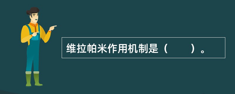 维拉帕米作用机制是（　　）。