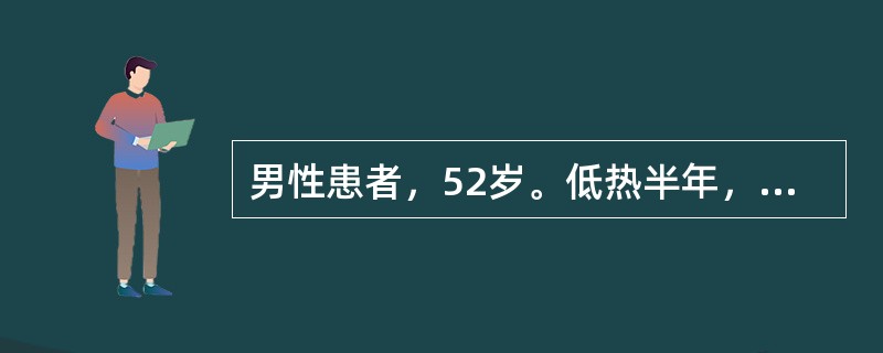 男性患者，52岁。低热半年，全身浅表淋巴结肿大，肝肋缘下5cm，血红蛋白110g/L，白细胞计数200×109/L，骨髓原粒为2％，Ph染色体阳性。诊断为（　　）。