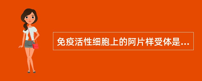 免疫活性细胞上的阿片样受体是存在于（　　）。