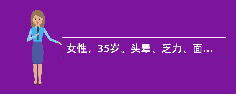 女性，35岁。头晕、乏力、面色苍白1年，活动后心慌、气急2个月来诊。血液检查红细胞数2.7×1012/L，血红蛋白60g/L，白细胞及血小板正常，下列哪一项最有助于对贫血的治疗？（　　）