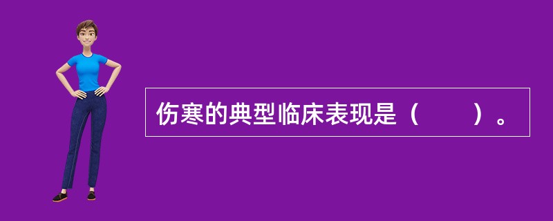 伤寒的典型临床表现是（　　）。