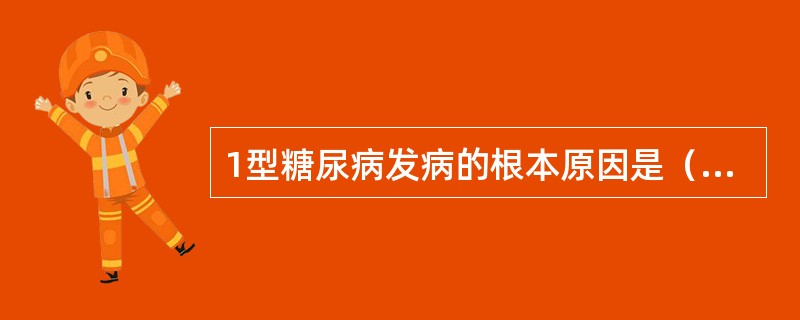 1型糖尿病发病的根本原因是（　　）。
