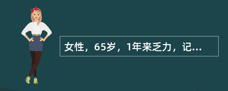 女性，65岁，1年来乏力，记忆力减退，面色苍白；因急性阑尾炎手术治疗，术后嗜睡，体温34℃，血压60/50mmHg，呼吸14/mm，心率50/min，腱反射减弱术后出现上述症状最可能的原因（　　）。