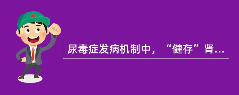 尿毒症发病机制中，“健存”肾单位学说的内容是（　　）。