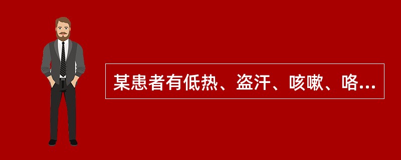 某患者有低热、盗汗、咳嗽、咯血等症状，则该患者可能患有下列哪种疾病？（　　）