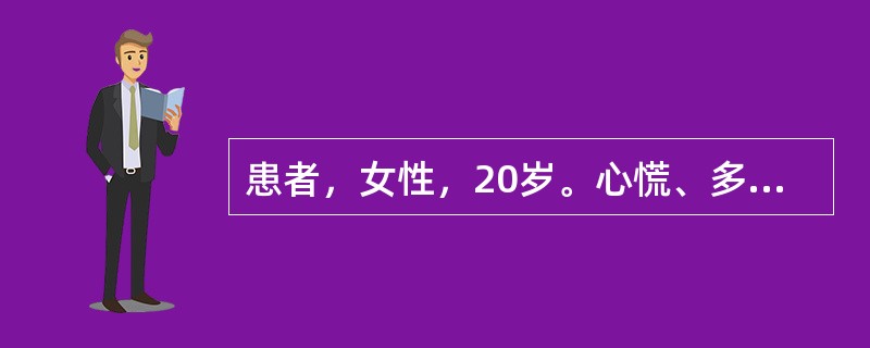 患者，女性，20岁。心慌、多汗，胃纳亢进伴消瘦2个月余就诊。体检：甲状腺Ⅱ度肿大，右上极可闻及血管杂音。初诊时选择下列哪项检查最合理？（　　）