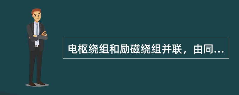 电枢绕组和励磁绕组并联，由同一直流电源供电的直流电动机叫（）。