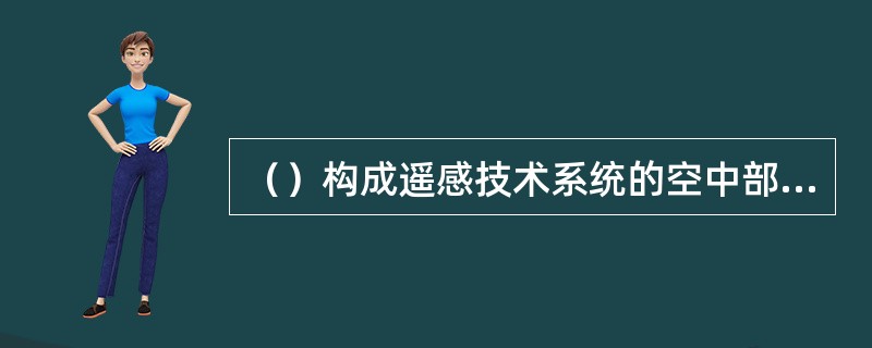 （）构成遥感技术系统的空中部分。