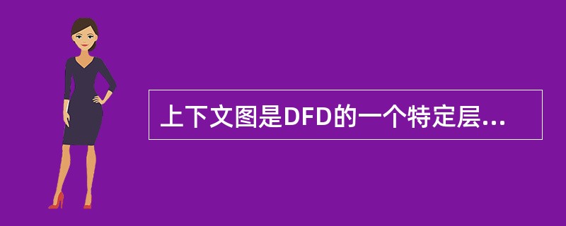 上下文图是DFD的一个特定层次，被用来说明系统的上下文环境，确定系统的边界。