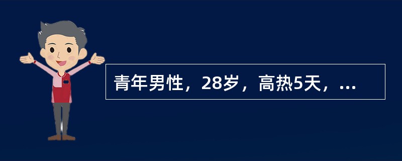 青年男性，28岁，高热5天，后出现咳嗽，伴左侧胸痛，并咳铁锈色痰可能的诊断（）.