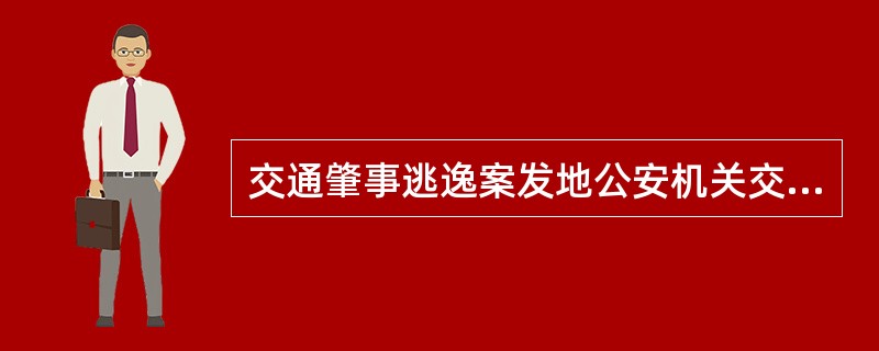 交通肇事逃逸案发地公安机关交通管理部门发出协查通报或者向社会公告时，应当提供交通