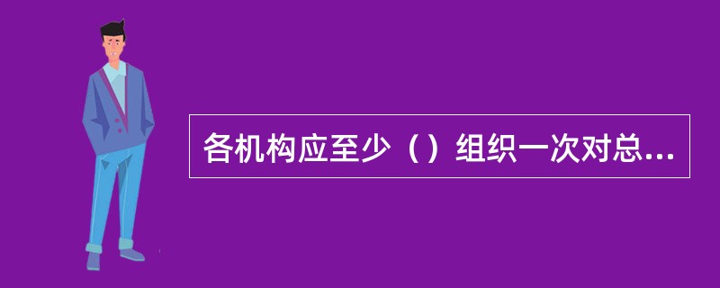 各机构应至少（）组织一次对总、分行对账制度执行情况的现场检查，重点关注对（）、（