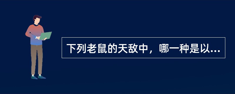 下列老鼠的天敌中，哪一种是以老鼠为主食的（）