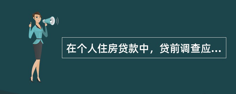 在个人住房贷款中，贷前调查应以实地调查为主、间接调查为辅，可以采取（）等多种方式