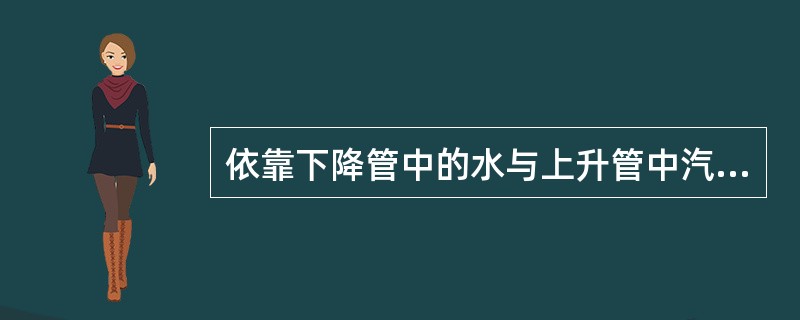依靠下降管中的水与上升管中汽水混合物之密度差来作为推动力的循环叫（）；依靠回路中