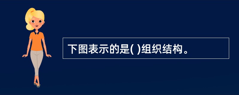 下图表示的是( )组织结构。