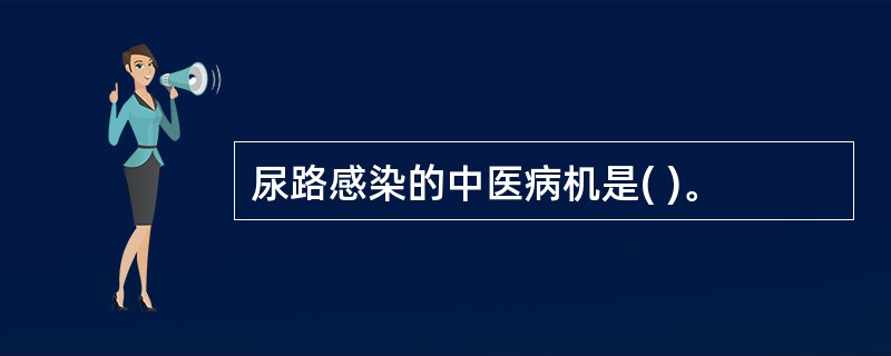 尿路感染的中医病机是( )。