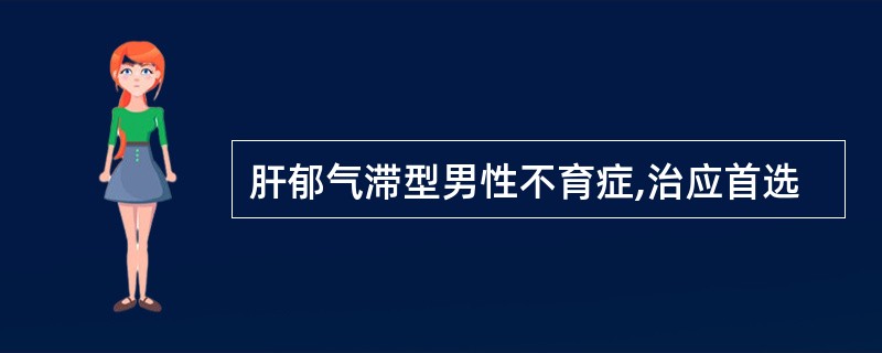 肝郁气滞型男性不育症,治应首选