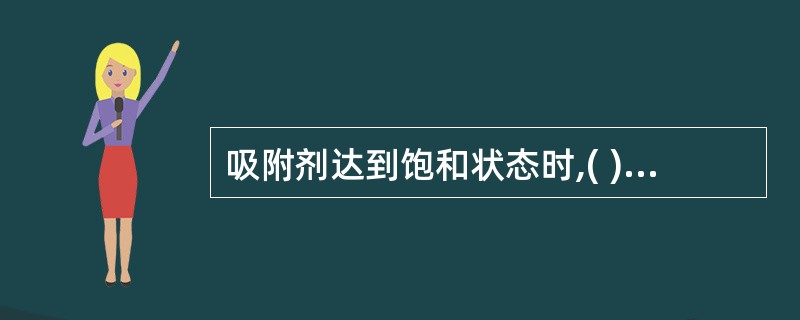 吸附剂达到饱和状态时,( )解吸.再生.重新使用。