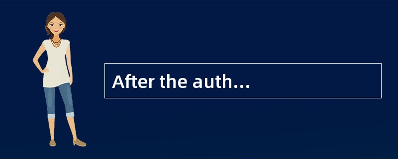 After the author made the phone call, __