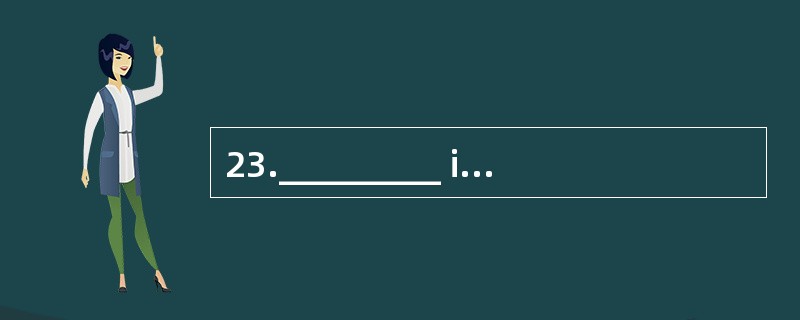 23._________ is the main meal in a day.