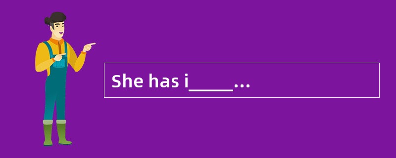 She has i________ cream for dessert.