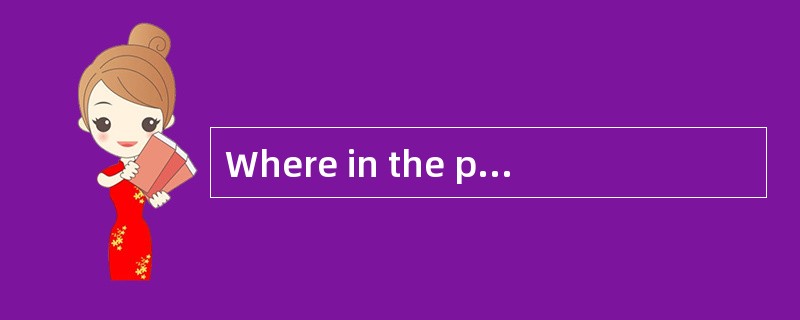 Where in the passage does the author com