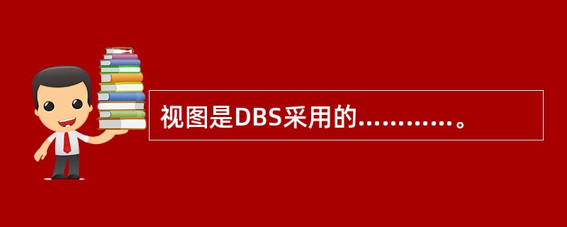 视图是DBS采用的…………。