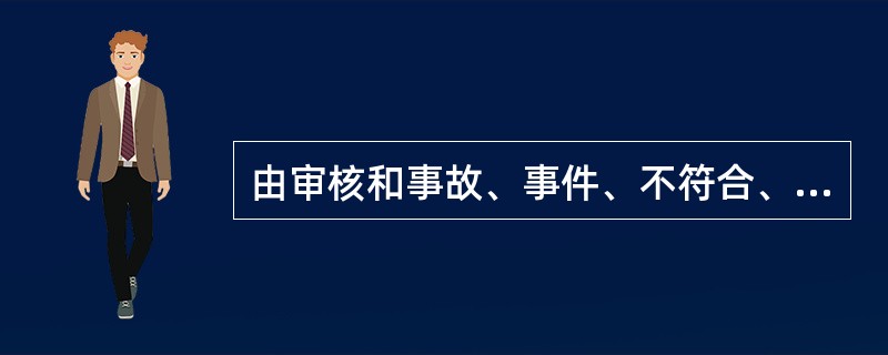 由审核和事故、事件、不符合、纠正和预防措施组成第( )级监控机制。