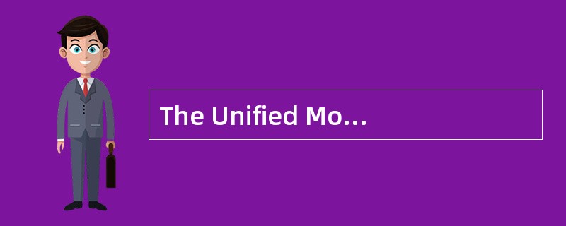 The Unified Modeling Language is a stand